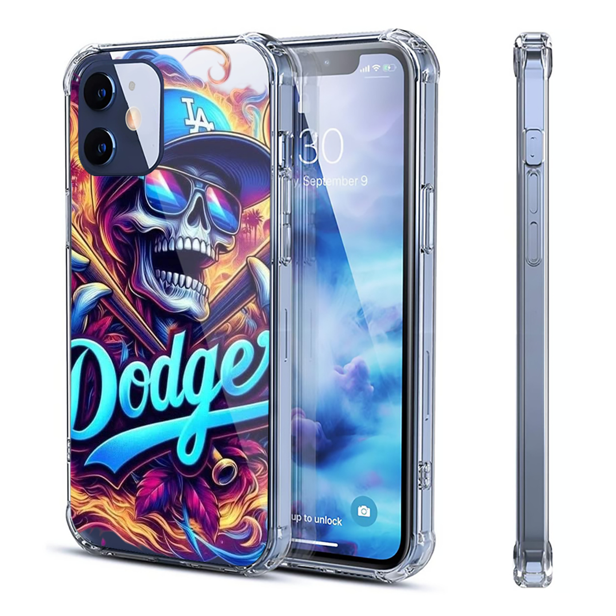  Clear IPhone 12 Case – Soft TPU With UV Print – Enhanced Drop Protection, Precise Fit, Anti-Fingerprint, Customizable Design, Scratch-Resistant, Yellow-Resistant